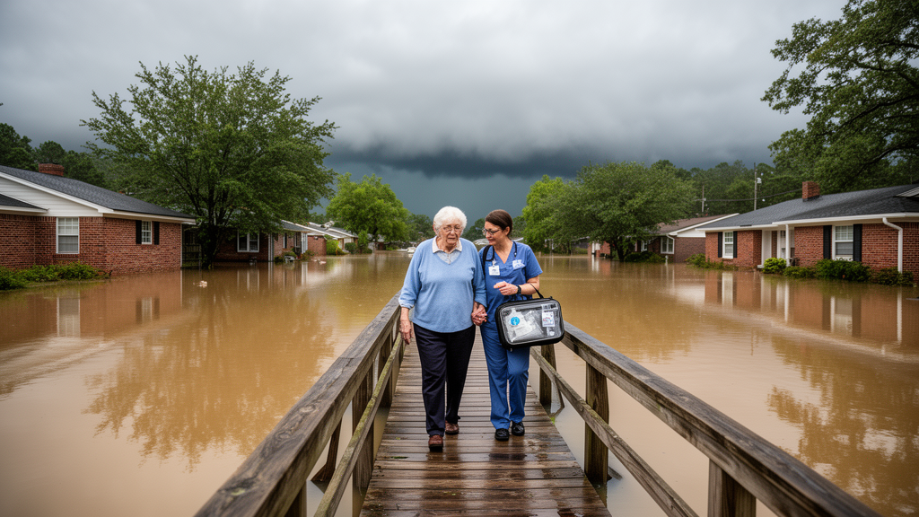 North Carolina study links hurricane flooding to worse health outcomes in older adults